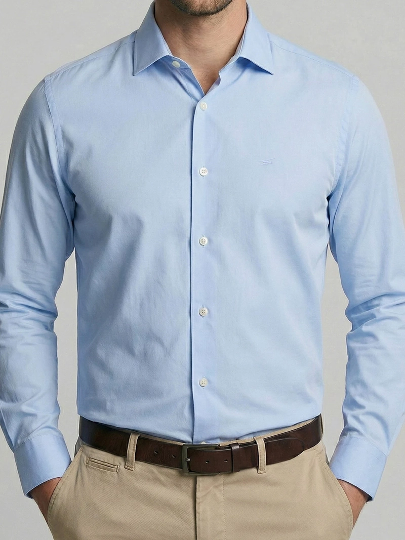CAMISA HOMBRE FEROUCH ALGODÓN MANGA LARGA - 3