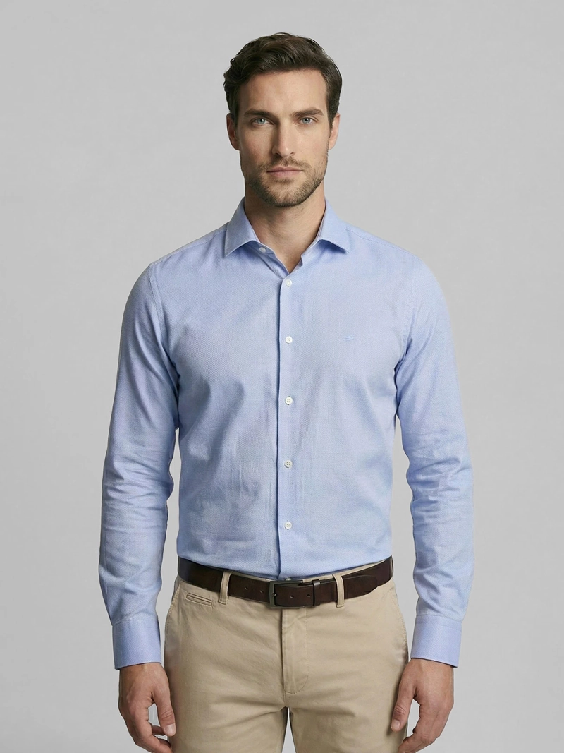 CAMISA HOMBRE FEROUCH ALGODÓN MANGA LARGA - 1