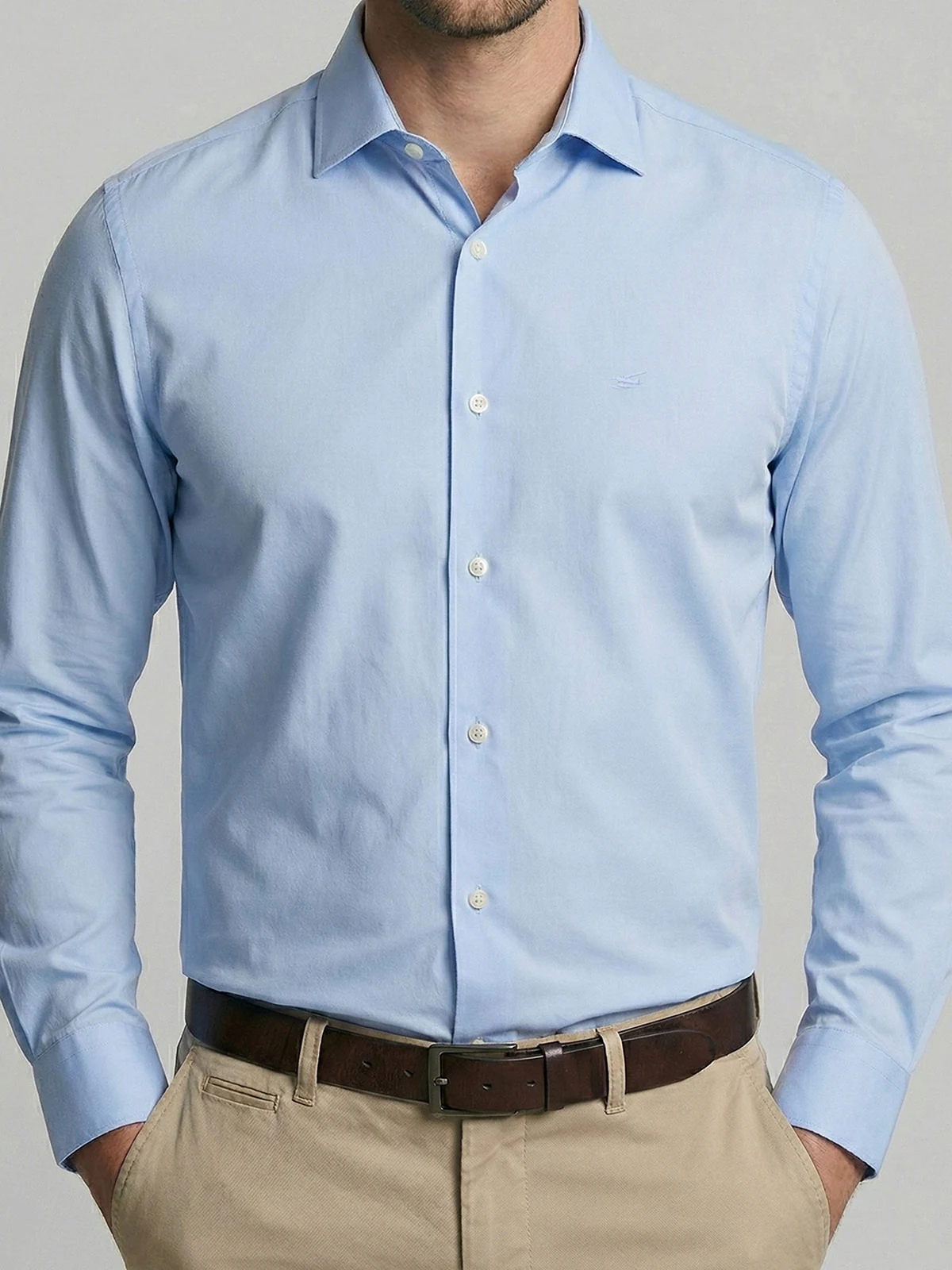 CAMISA HOMBRE FEROUCH ALGODÓN MANGA LARGA - 3