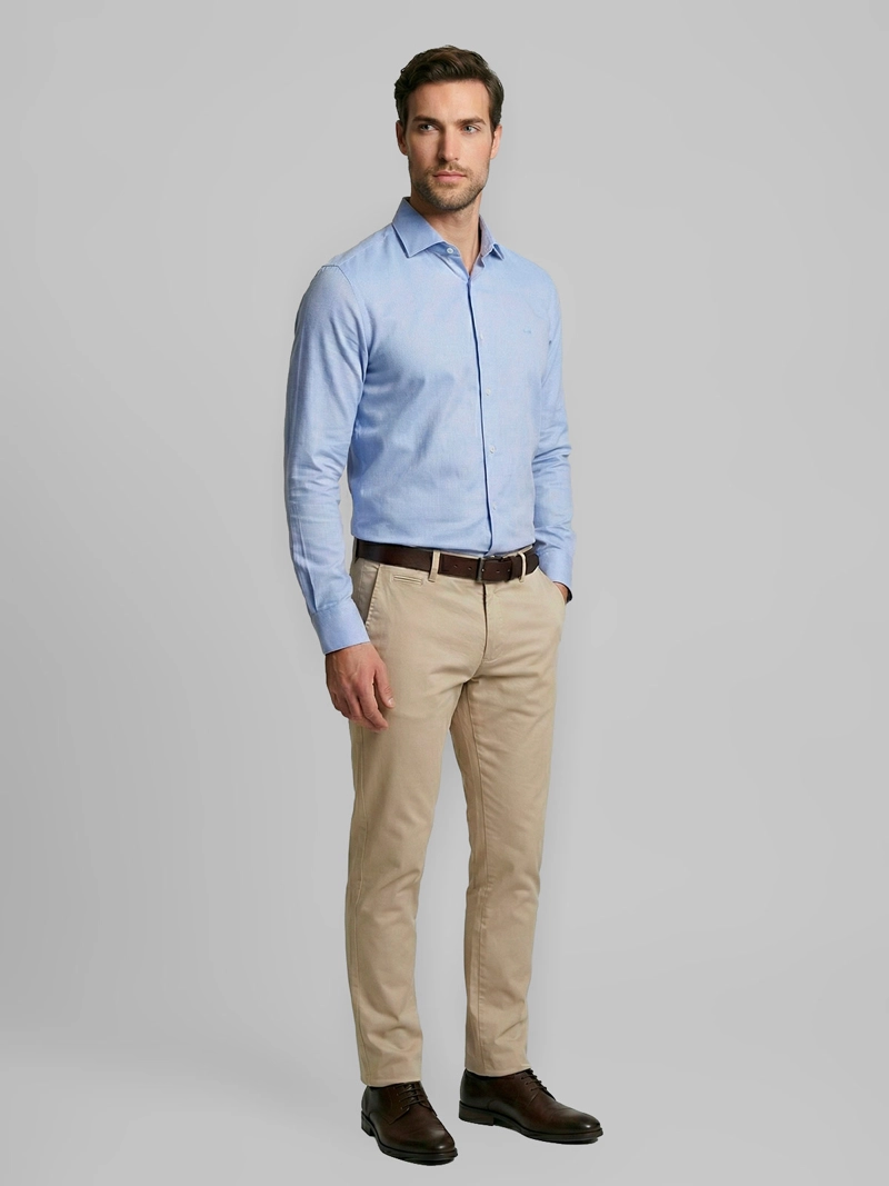 CAMISA HOMBRE FEROUCH ALGODÓN MANGA LARGA - 4