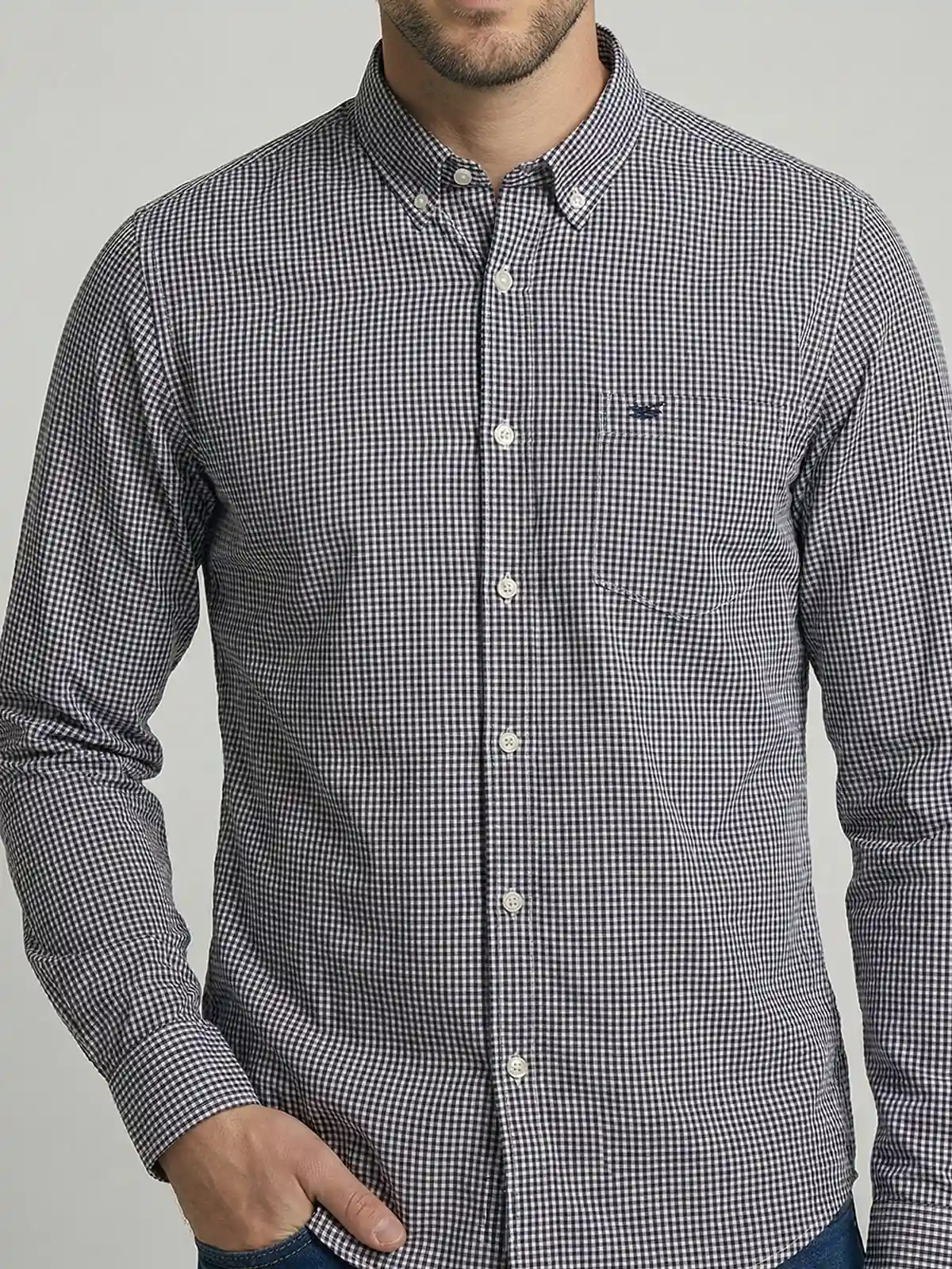 CAMISA HOMBRE FEROUCH ALGODÓN MANGA LARGA - 3