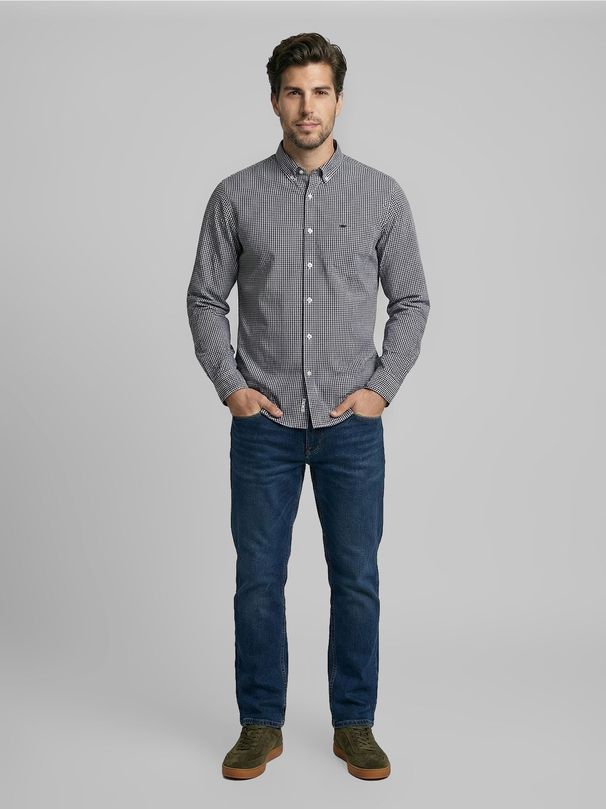 CAMISA HOMBRE FEROUCH ALGODÓN MANGA LARGA - 4