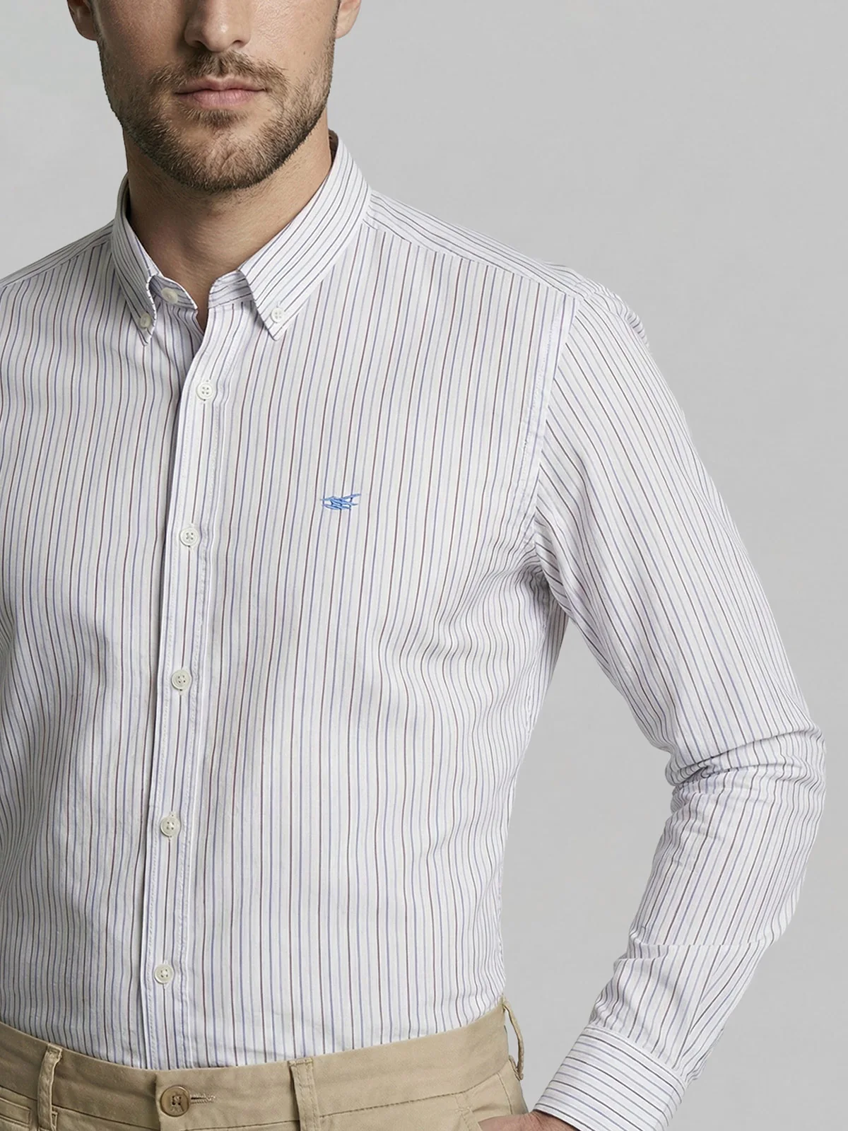 CAMISA HOMBRE FEROUCH ALGODÓN MANGA LARGA - 3