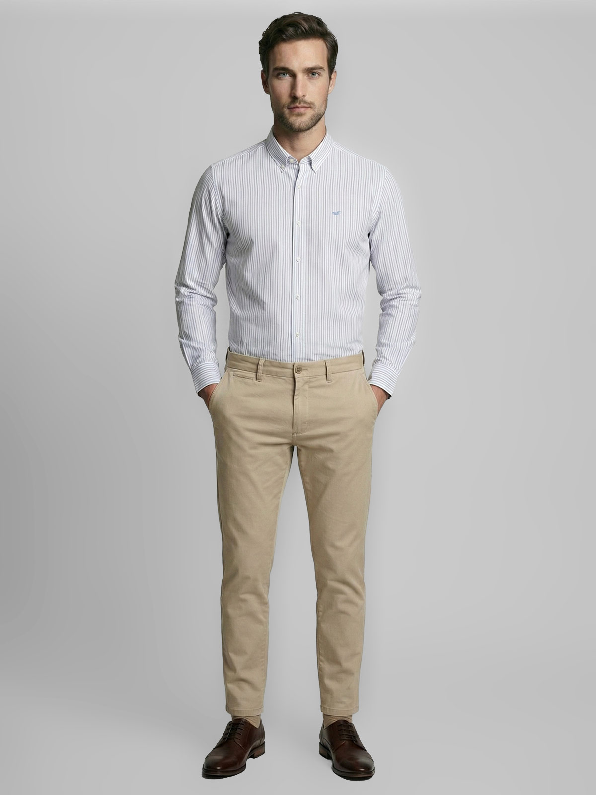 CAMISA HOMBRE FEROUCH ALGODÓN MANGA LARGA - 4