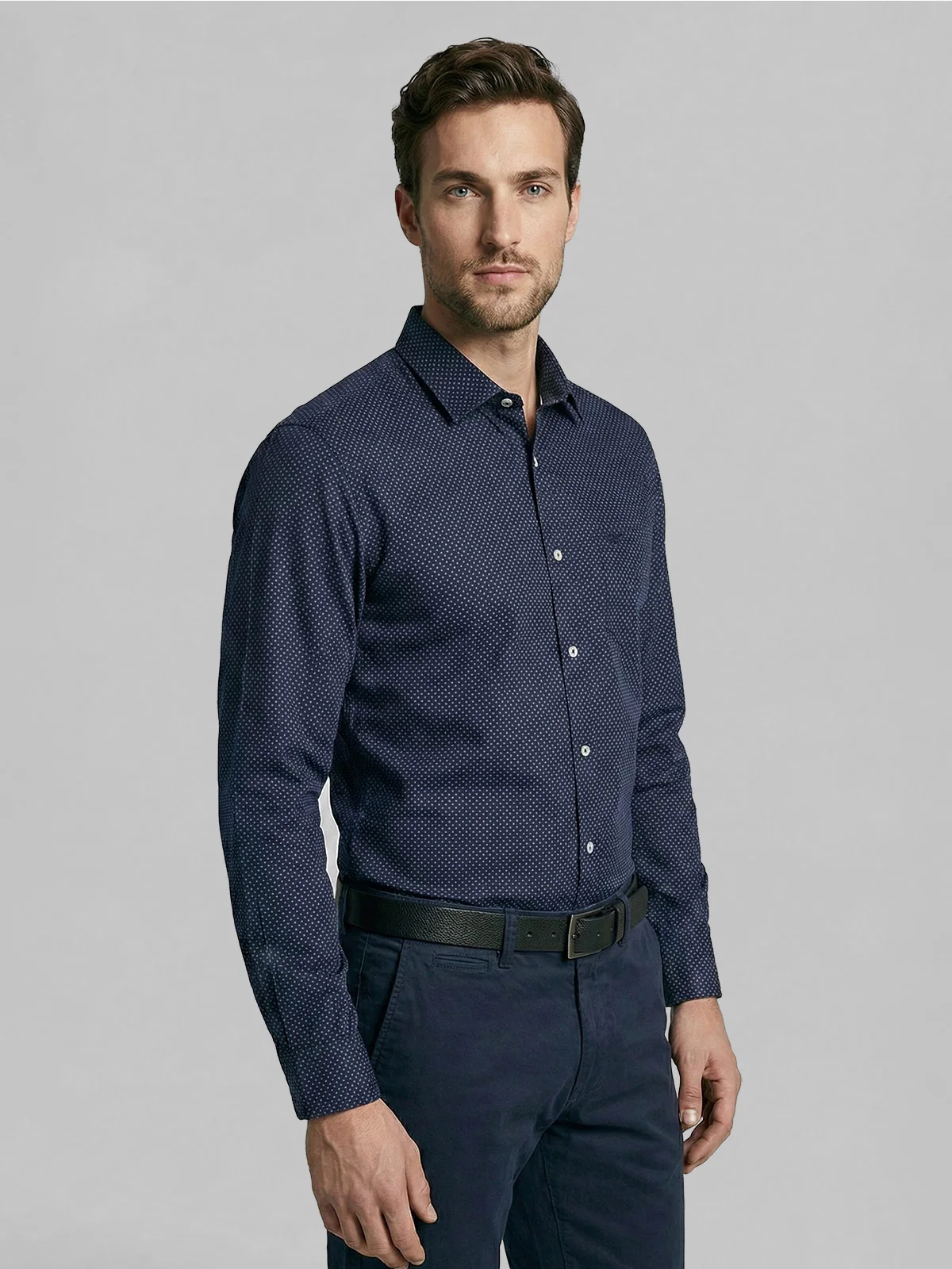 CAMISA HOMBRE FEROUCH ALGODÓN MANGA LARGA - 1