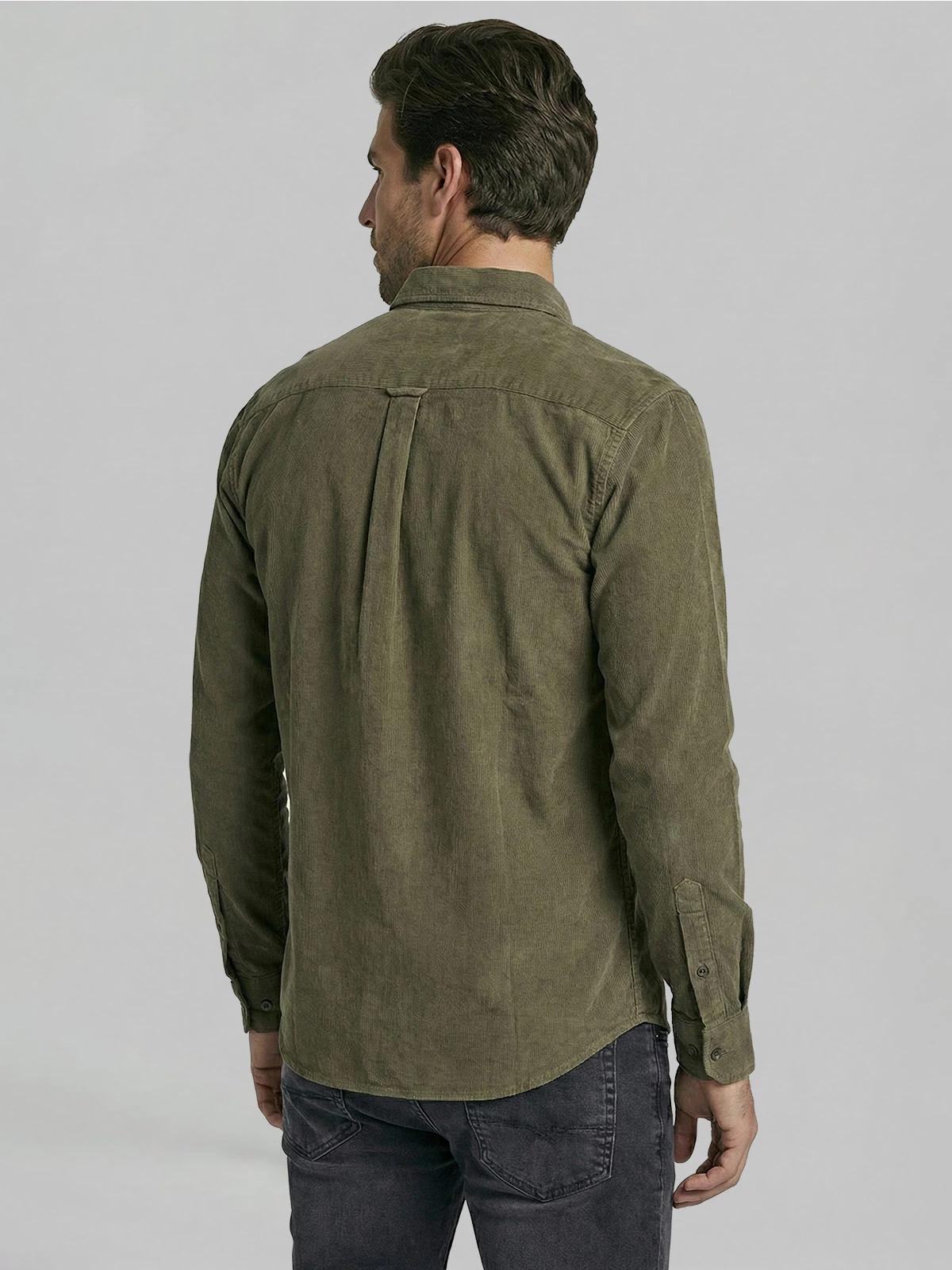 CAMISA MANGA LARGA HOMBRE FEROUCH SPORT OXFORD LISTADA - 2