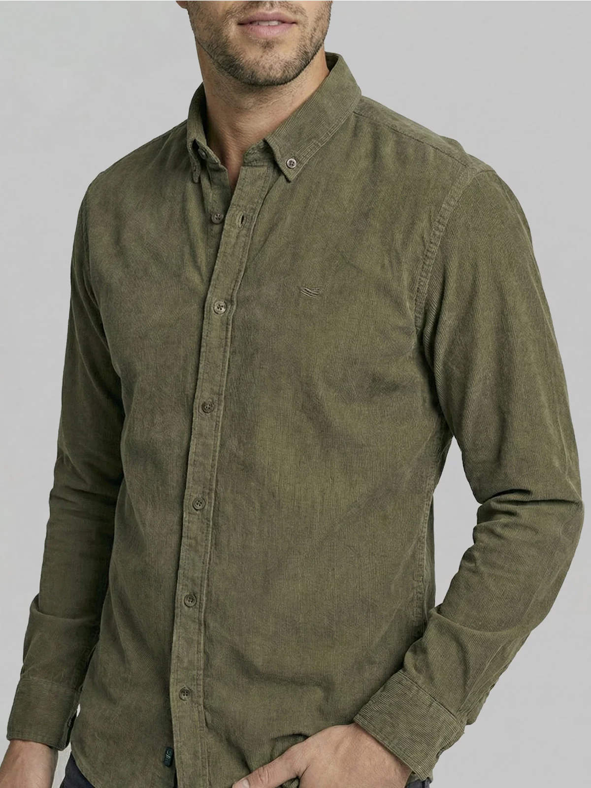 CAMISA MANGA LARGA HOMBRE FEROUCH SPORT OXFORD LISTADA - 3