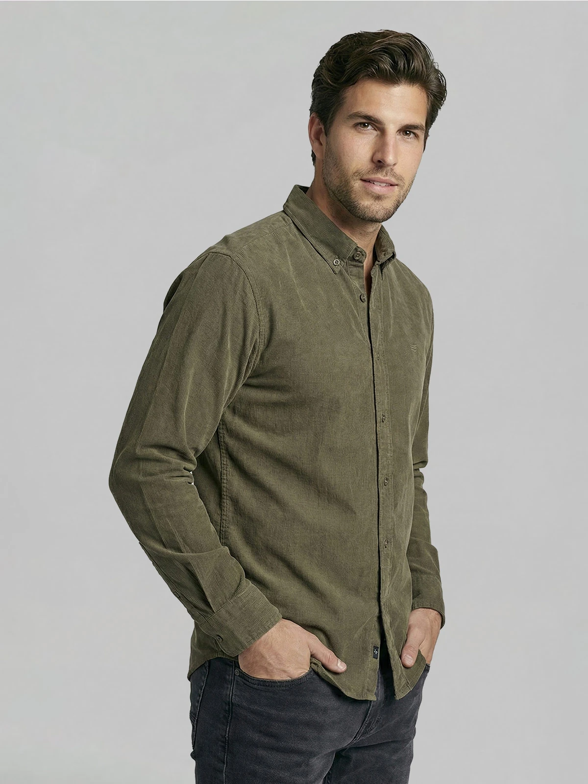 CAMISA MANGA LARGA HOMBRE FEROUCH SPORT OXFORD LISTADA
