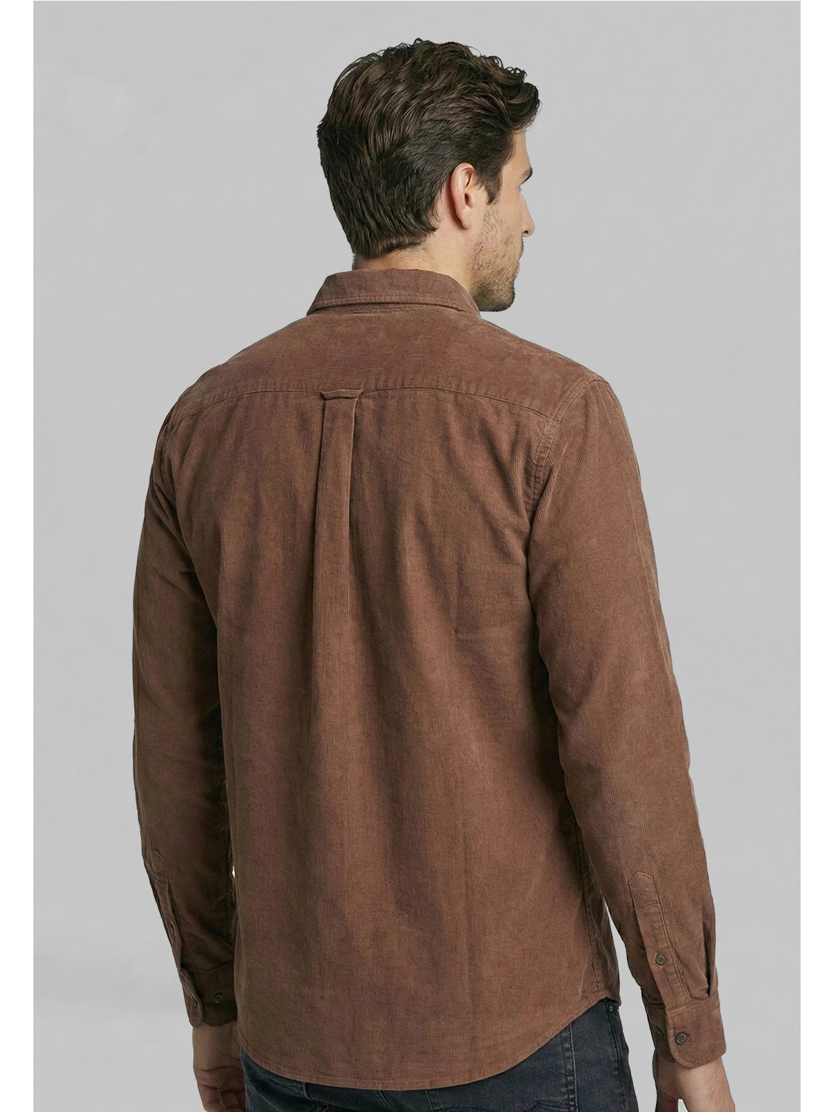 CAMISA MANGA LARGA HOMBRE FEROUCH SPORT OXFORD LISTADA - 1