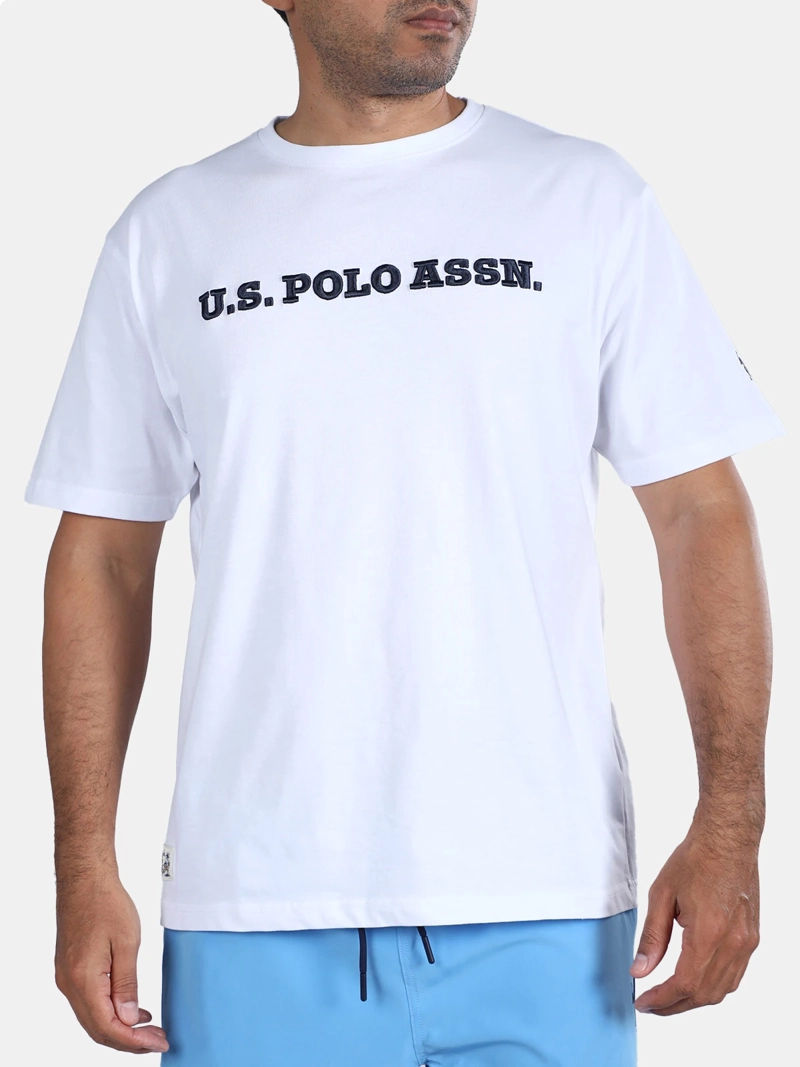 POLERA HOMBRE US POLO ASSN ALGODÓN MANGA CORTA - 1