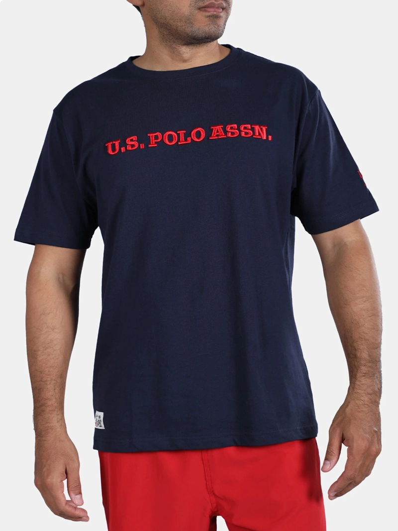POLERA HOMBRE US POLO ASSN ALGODÓN MANGA CORTA - 1