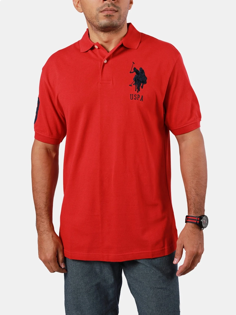 POLERA MANGA CORTA HOMBRE US POLO ASSN - 1