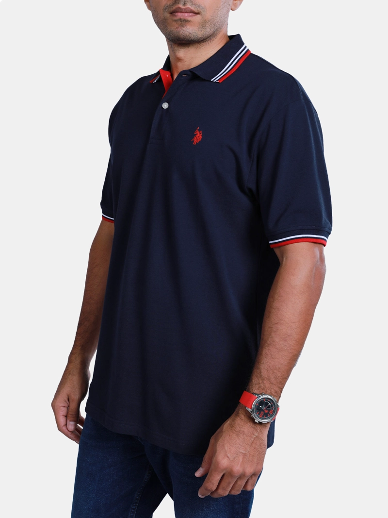 POLERA MANGA CORTA HOMBRE US POLO ASSN  - 3