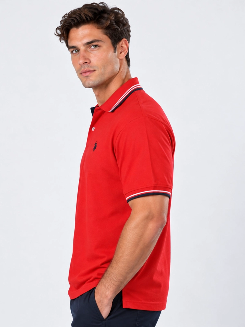 POLERA MANGA CORTA HOMBRE US POLO ASSN  - 3