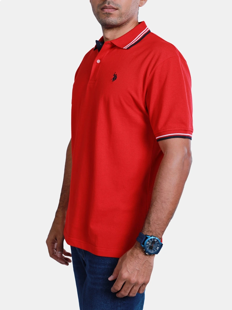 POLERA MANGA CORTA HOMBRE US POLO ASSN  - 3