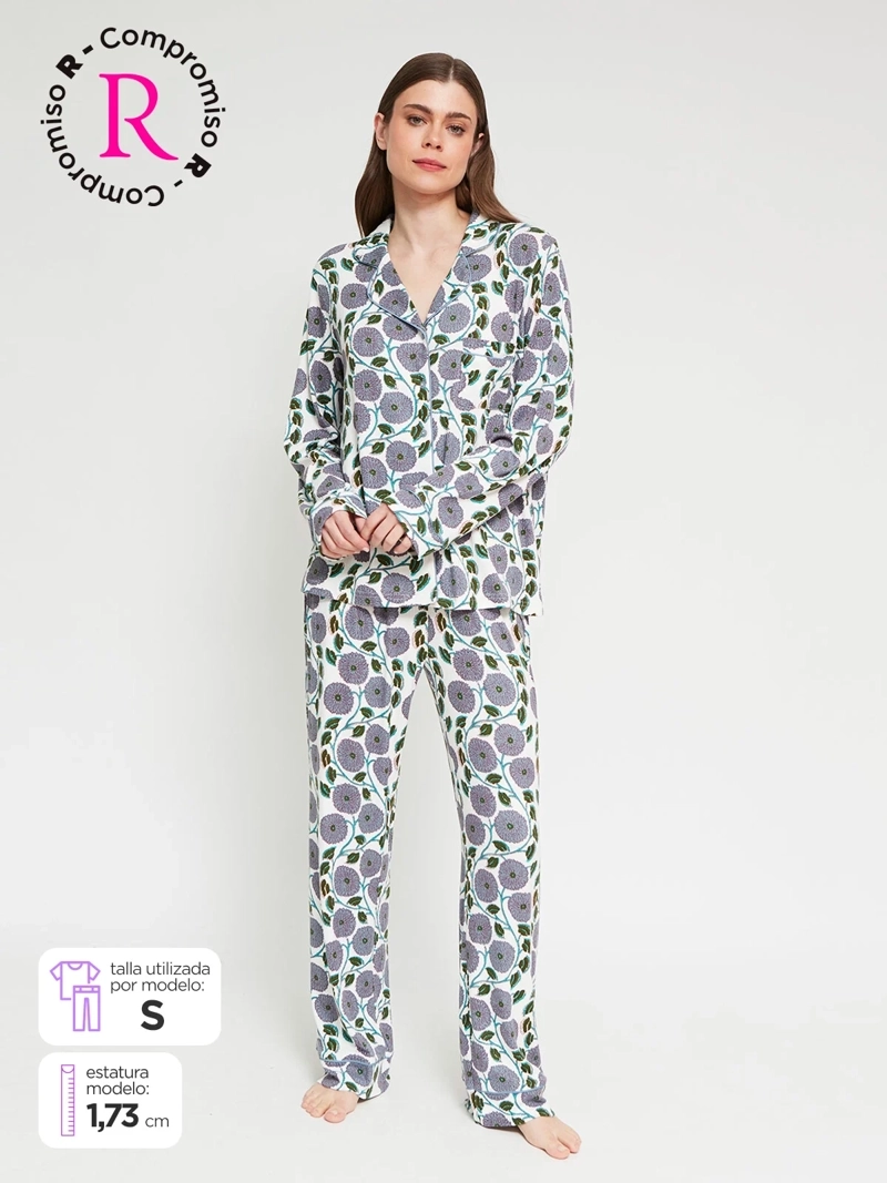 PIJAMA MARQUIS MANGA LARGA - 1