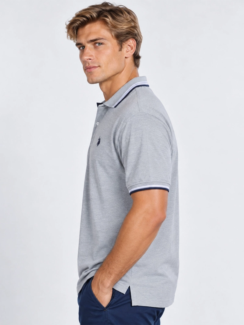 POLERA MANGA CORTA HOMBRE US POLO ASSN  - 3