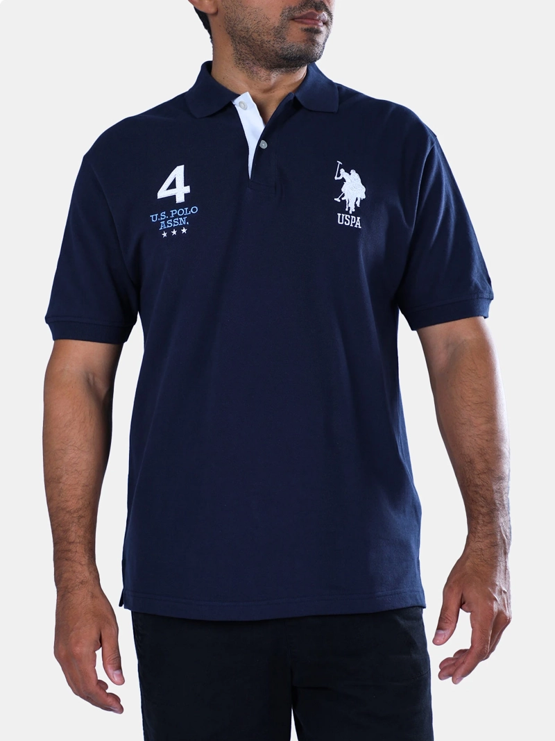 POLERA MANGA CORTA HOMBRE US POLO ASSN  - 1