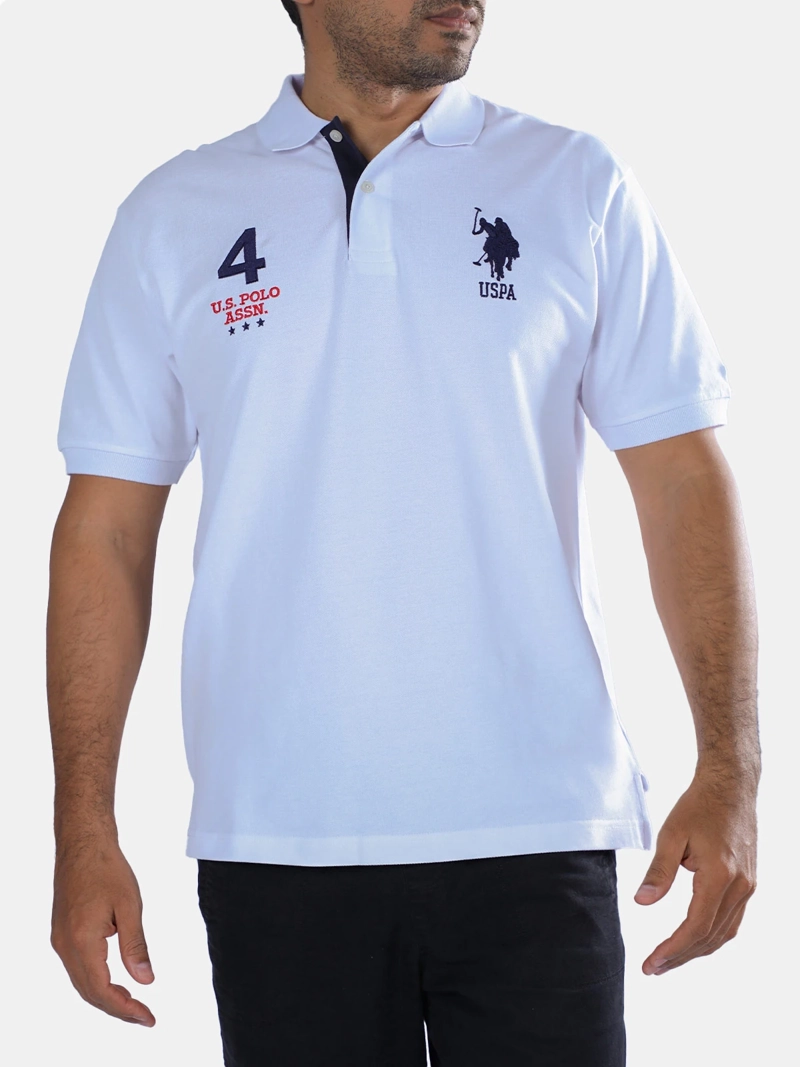POLERA MANGA CORTA HOMBRE US POLO ASSN  - 1