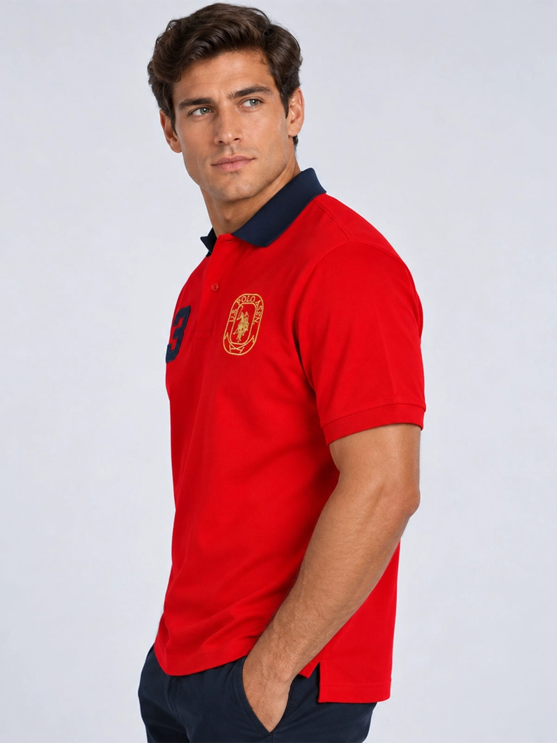 POLERA MANGA CORTA HOMBRE US POLO ASSN  - 3