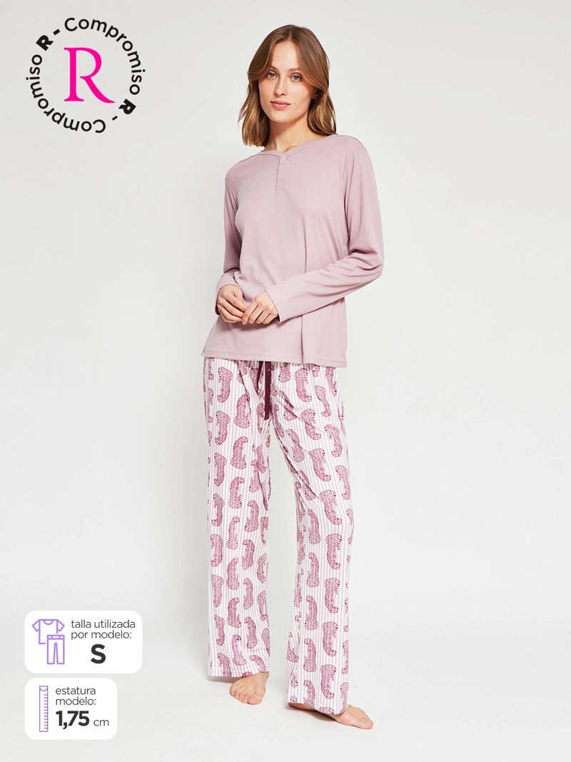 BOTTOM PIJAMA MUJER MARQUIS LARGO - 1