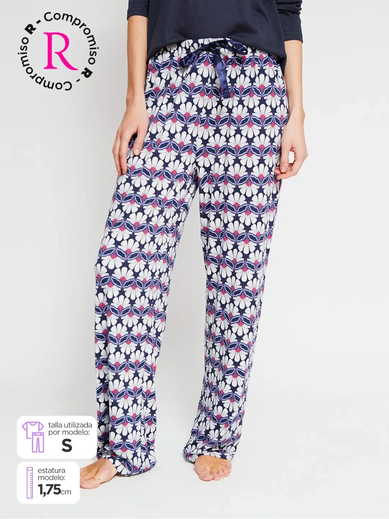 BOTTOM PIJAMA MUJER MARQUIS LARGO - 1