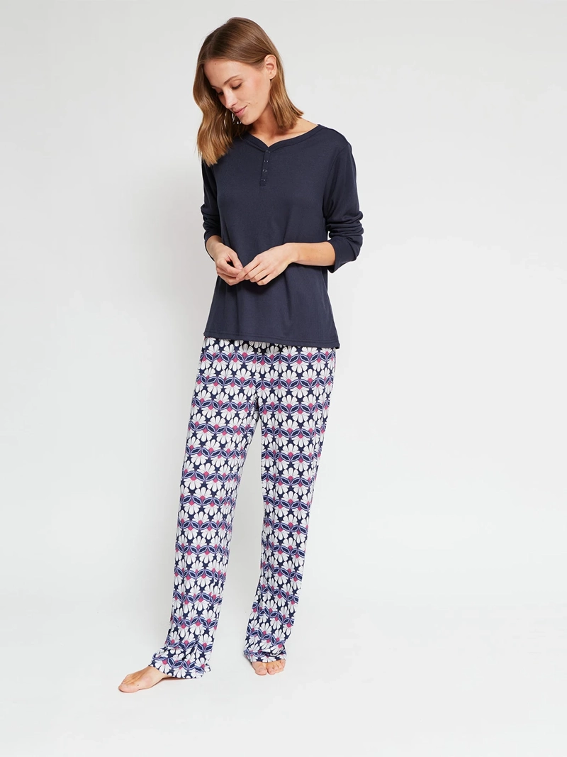 BOTTOM PIJAMA MUJER MARQUIS LARGO - 4