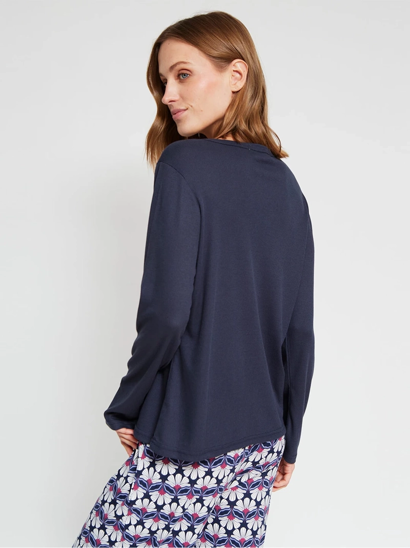 TOP PIJAMA MUJER MARQUIS MANGA LARGA - 2