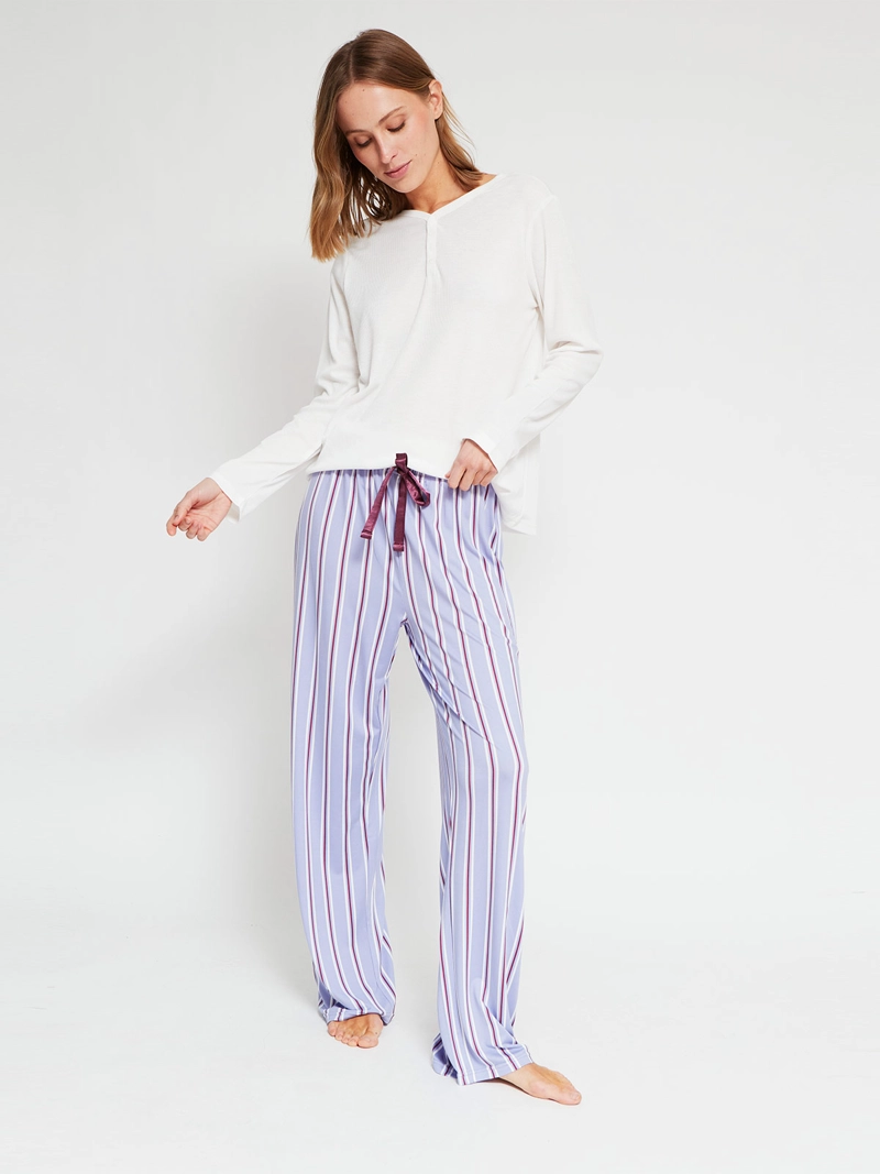 TOP PIJAMA MUJER MARQUIS MANGA LARGA - 4