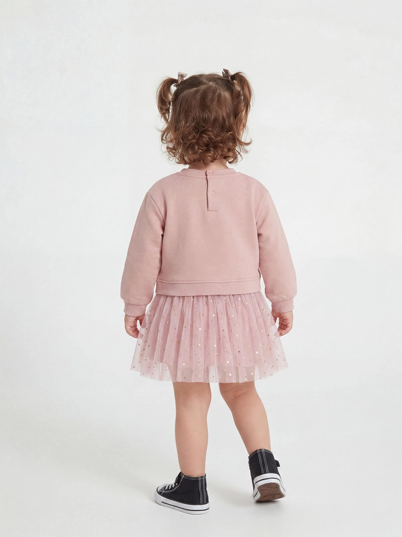 POLERÓN NIÑA BABY HARVEST CON FALDA TUL - 2