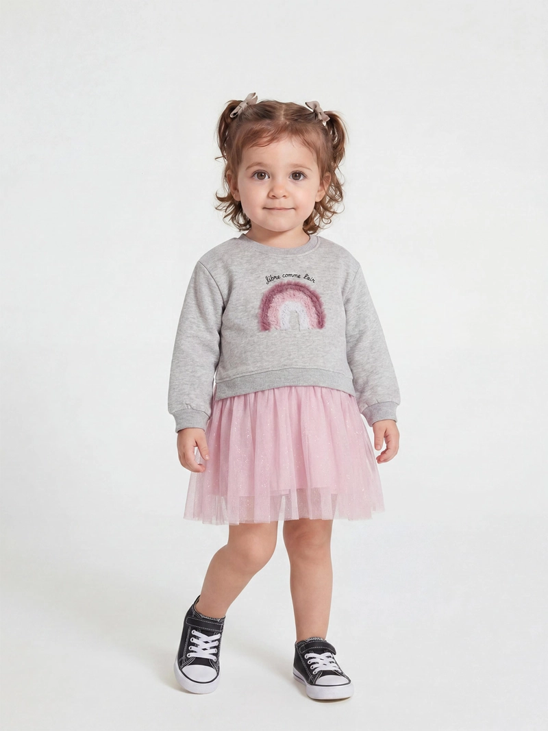 BABY HARVEST POLERÓN NIÑA BABY HARVEST CON FALDA TUL