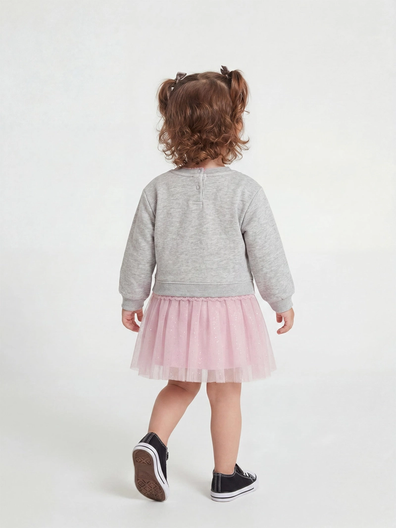 POLERÓN NIÑA BABY HARVEST CON FALDA TUL - 2