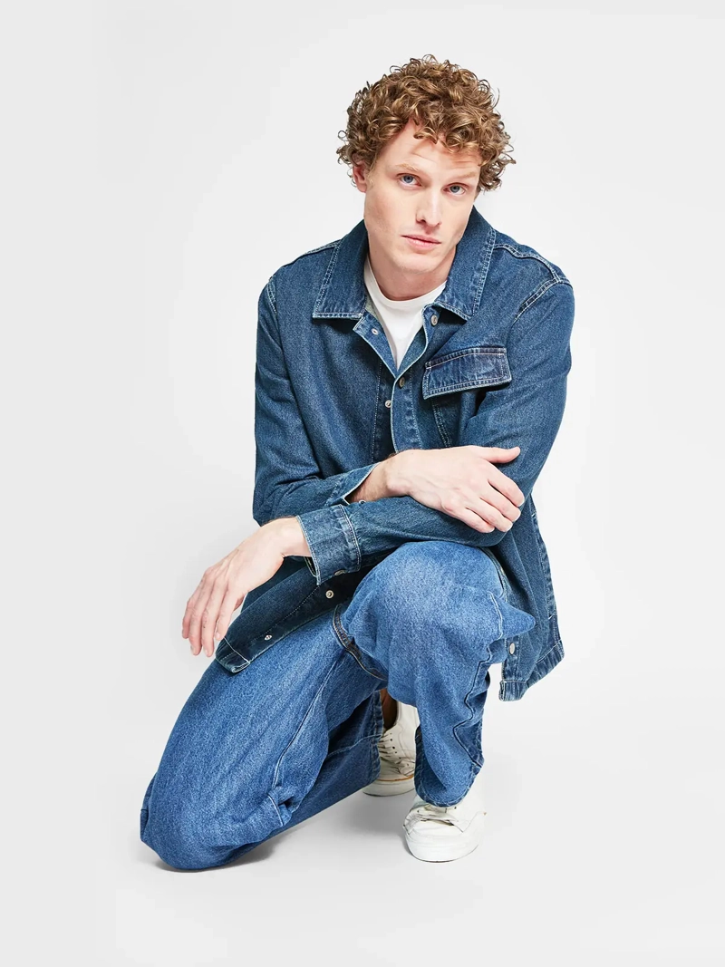 CHAQUETA HOMBRE PEPE JEANS ALGODÓN LARGA DENIM - 4