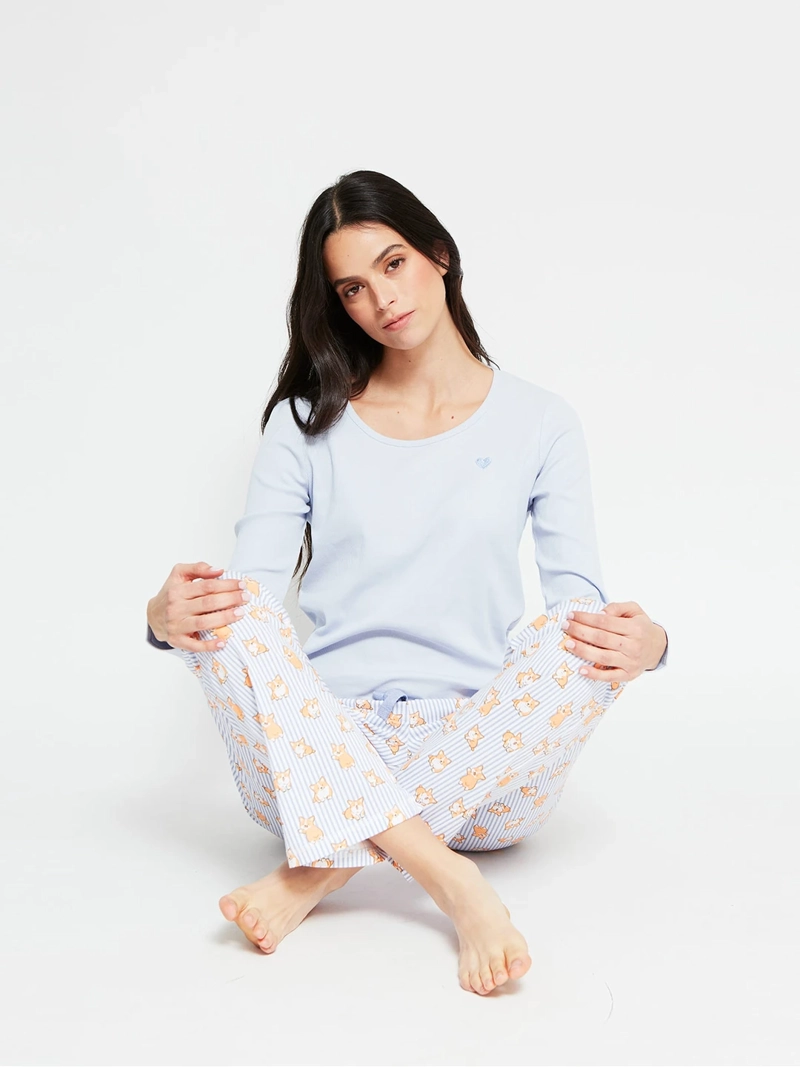 PIJAMA MUJER INDEX ALGODÓN RECTO - 4