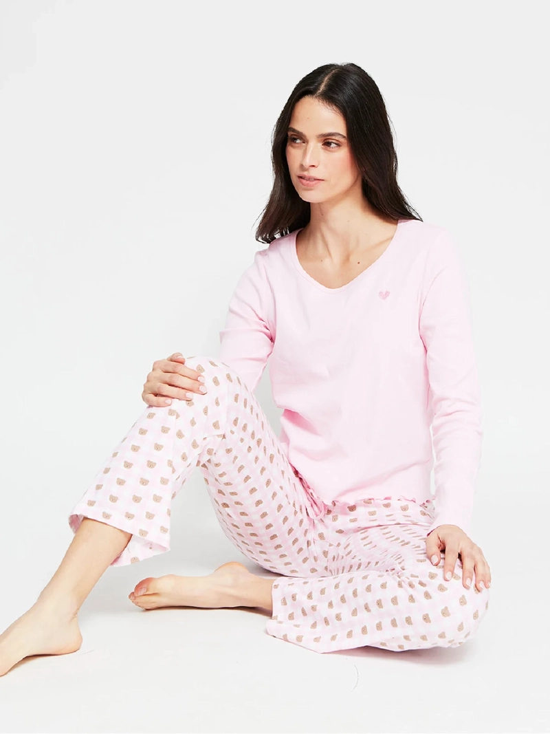 PIJAMA MUJER INDEX ALGODÓN RECTO - 4
