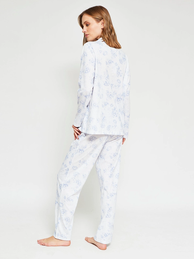 PIJAMA MUJER AZIZ MANGA LARGA - 2