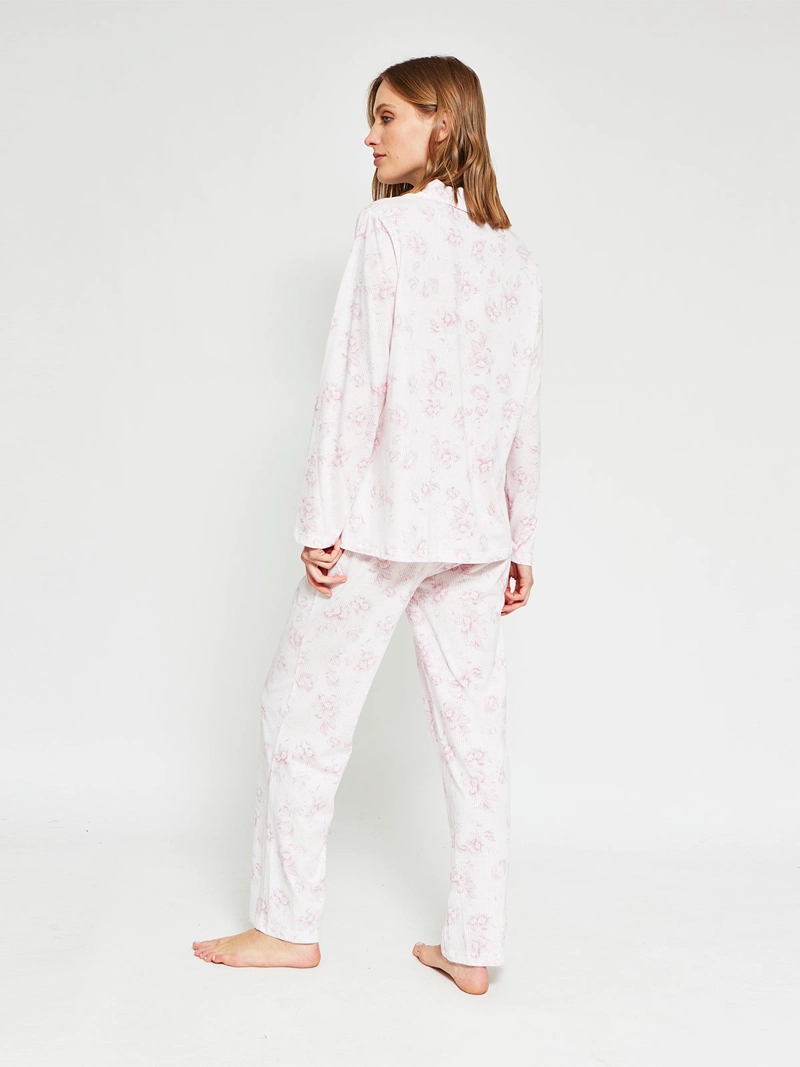 PIJAMA MUJER AZIZ MANGA LARGA - 2