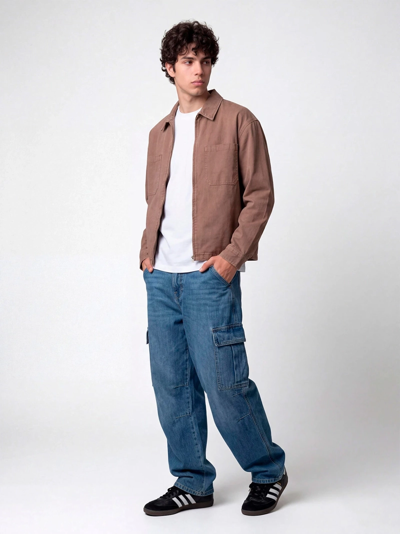 SOBRECAMISA HOMBRE INDEX ALGODÓN DENIM - 3
