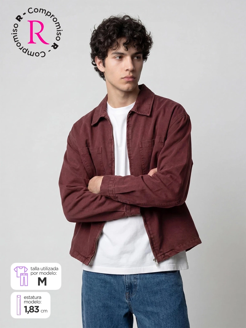 SOBRECAMISA HOMBRE INDEX ALGODÓN DENIM - 1