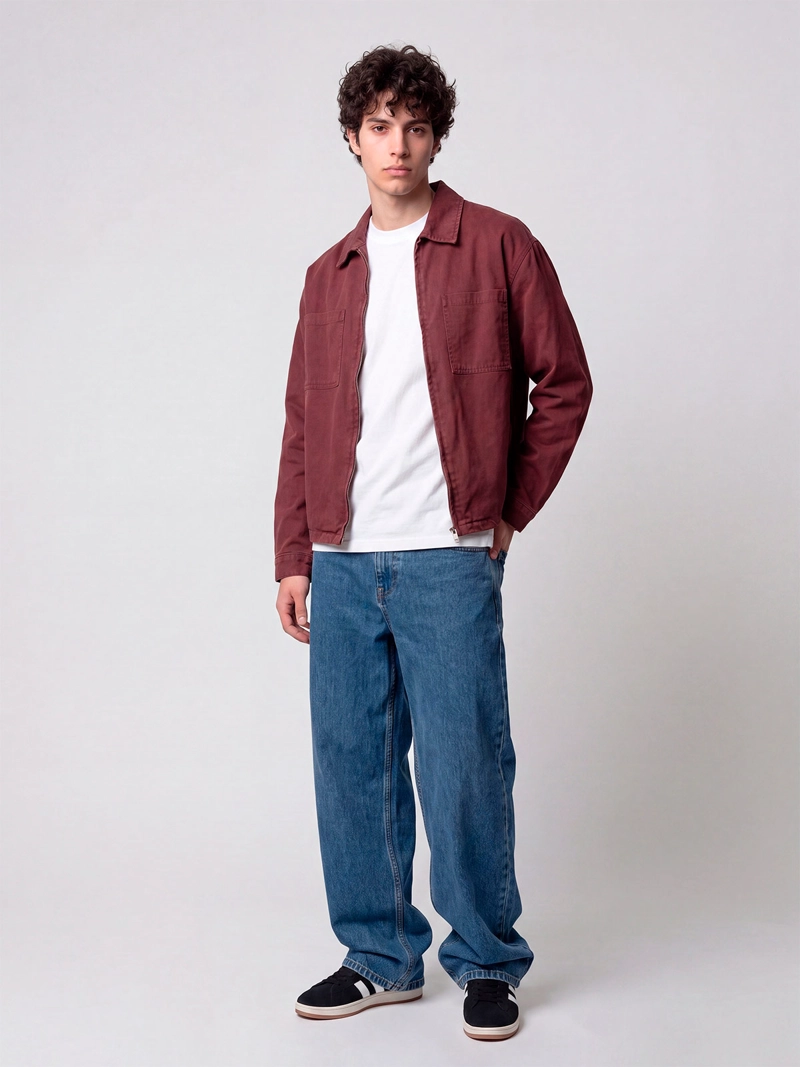 SOBRECAMISA HOMBRE INDEX ALGODÓN DENIM - 3
