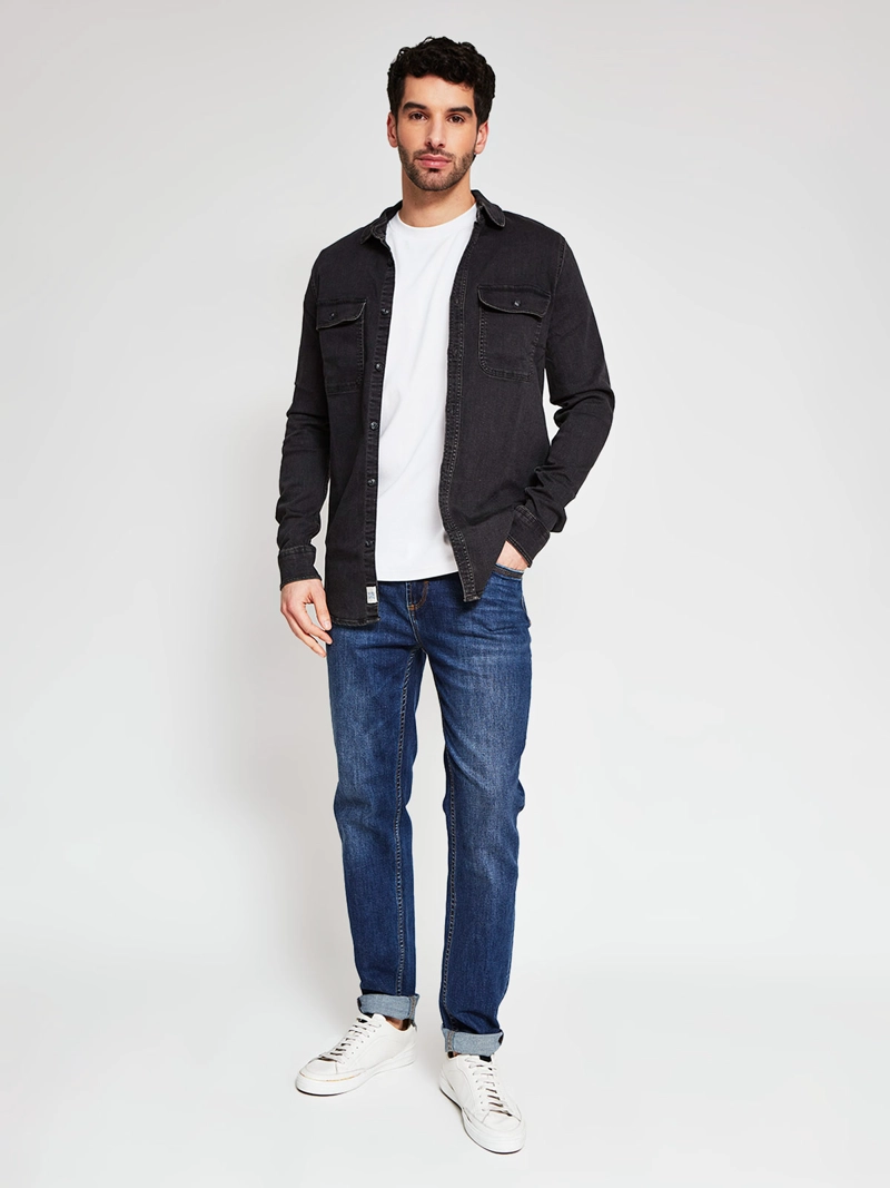 CAMISA HOMBRE REGATTA ALGODÓN MANGA LARGA - 4