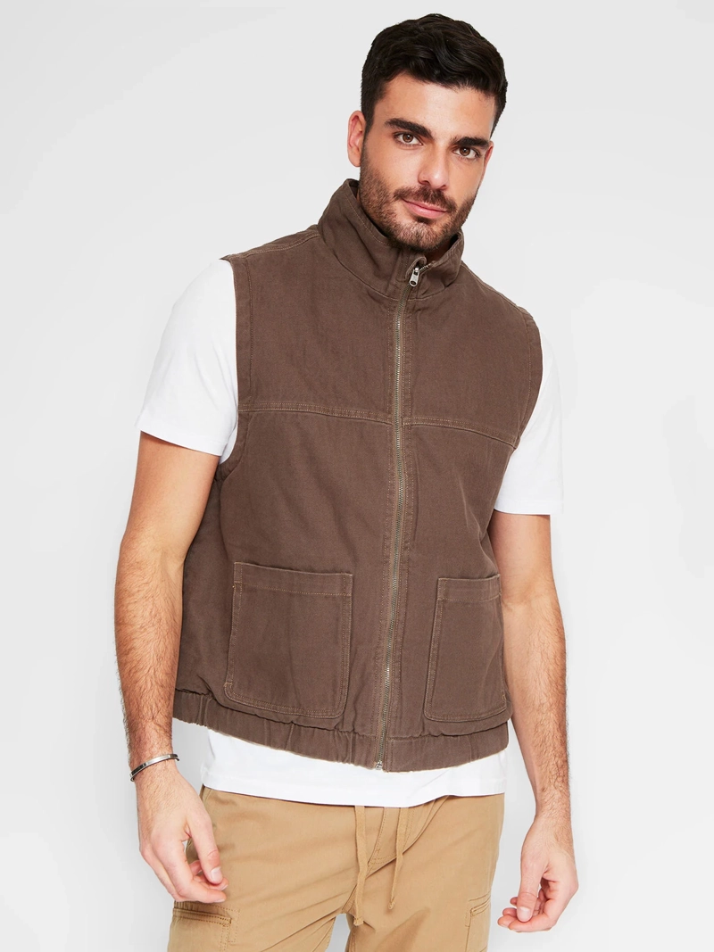CHAQUETA HOMBRE ELEMENT ALGODÓN SIN MANGAS - 1