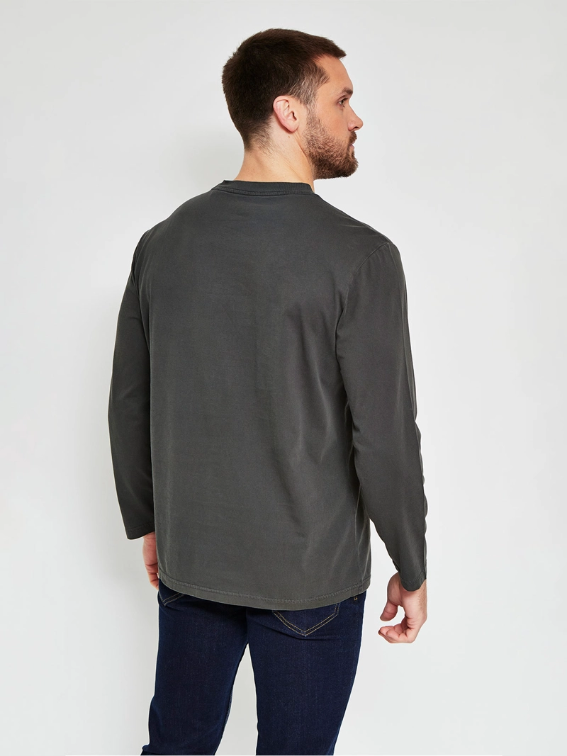 POLERA HOMBRE ELEMENT ALGODÓN MANGA LARGA BOLSILLO - 2