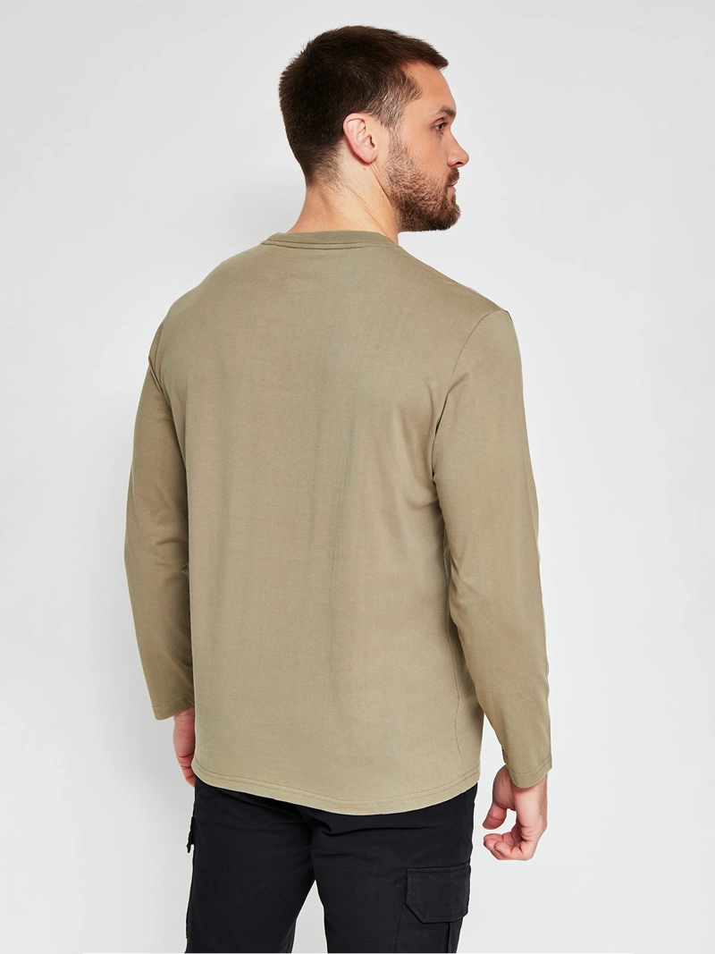 POLERA HOMBRE ELEMENT ALGODÓN MANGA LARGA BOLSILLO - 2