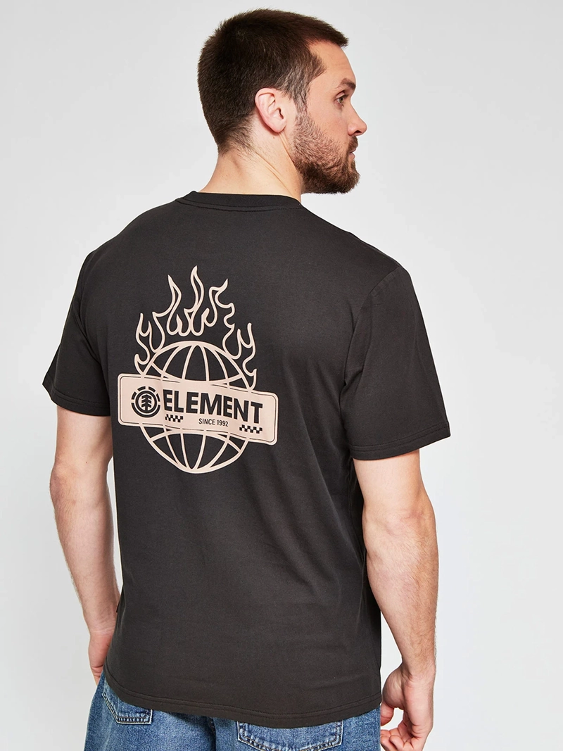 POLERA HOMBRE ELEMENT ALGODÓN MANGA CORTA PRINT - 2