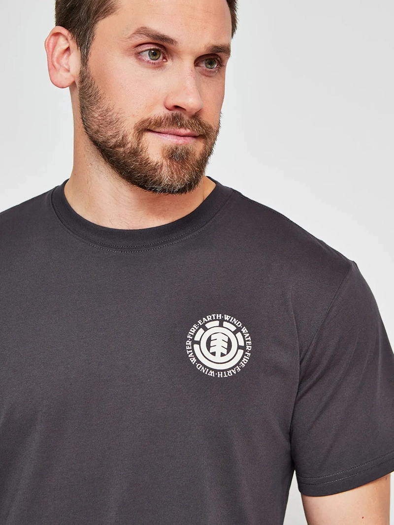 POLERA HOMBRE ELEMENT ALGODÓN MANGA CORTA PRINT - 3