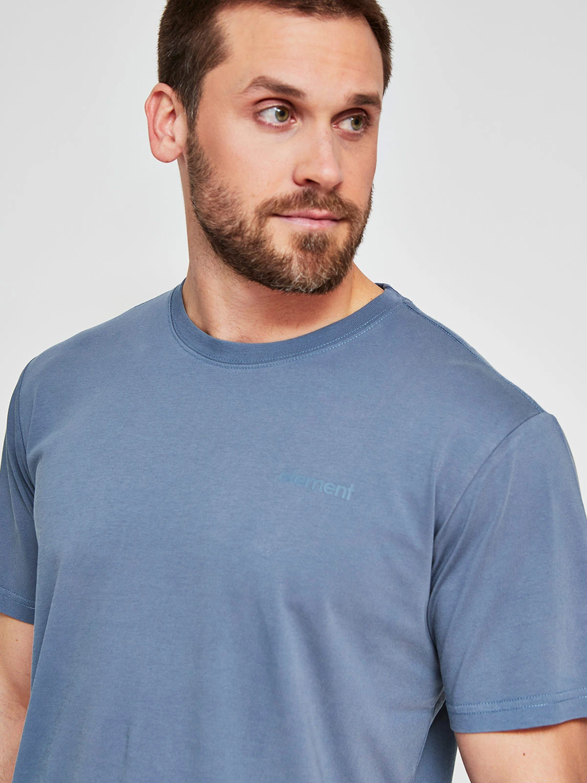 POLERA HOMBRE ELEMENT ALGODÓN MANGA CORTA BÁSICA - 3