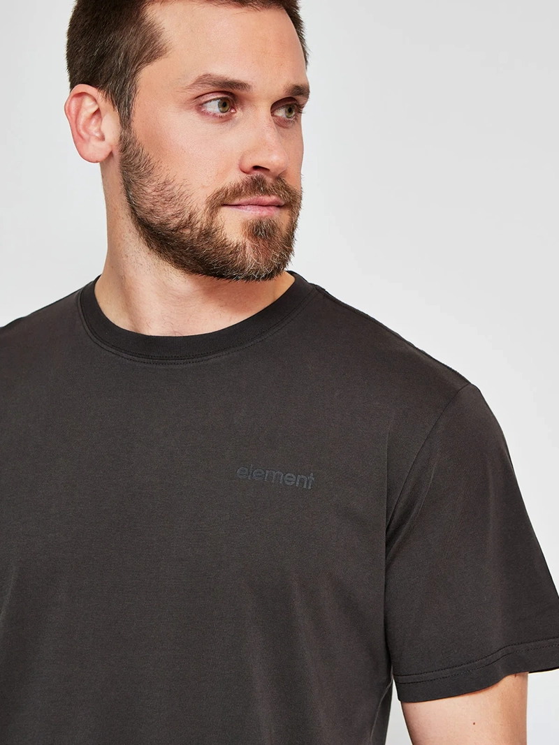 POLERA HOMBRE ELEMENT ALGODÓN MANGA CORTA BÁSICA - 3