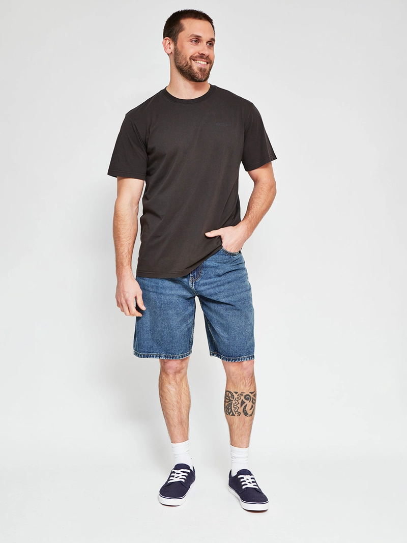 POLERA HOMBRE ELEMENT ALGODÓN MANGA CORTA BÁSICA - 4