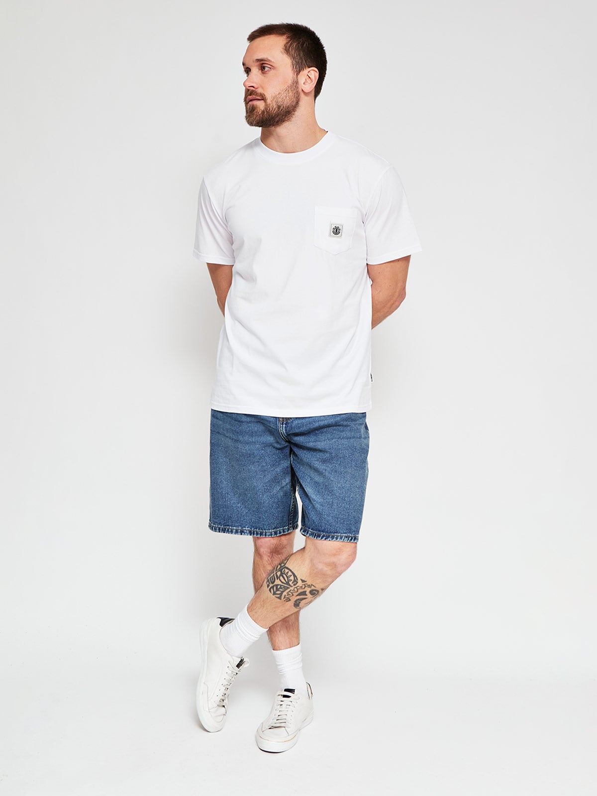 POLERA HOMBRE ELEMENT ALGODÓN MANGA CORTA - 4